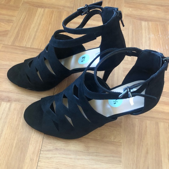 Report Shoes - REPORT BLACK FRENCHY STRAPPY Sexy Stilettos NEW😊